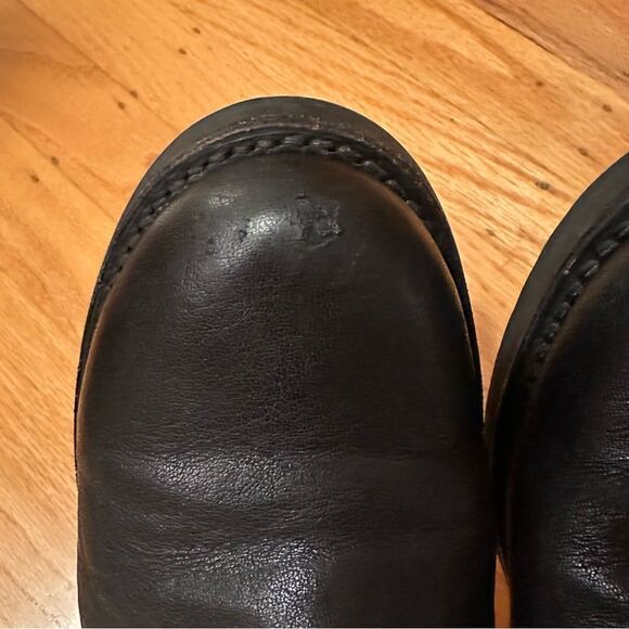 Frye Veronica Strap Zip Short Boot Black Leather with Buckle SZ 7 US - Picture 4 of 12